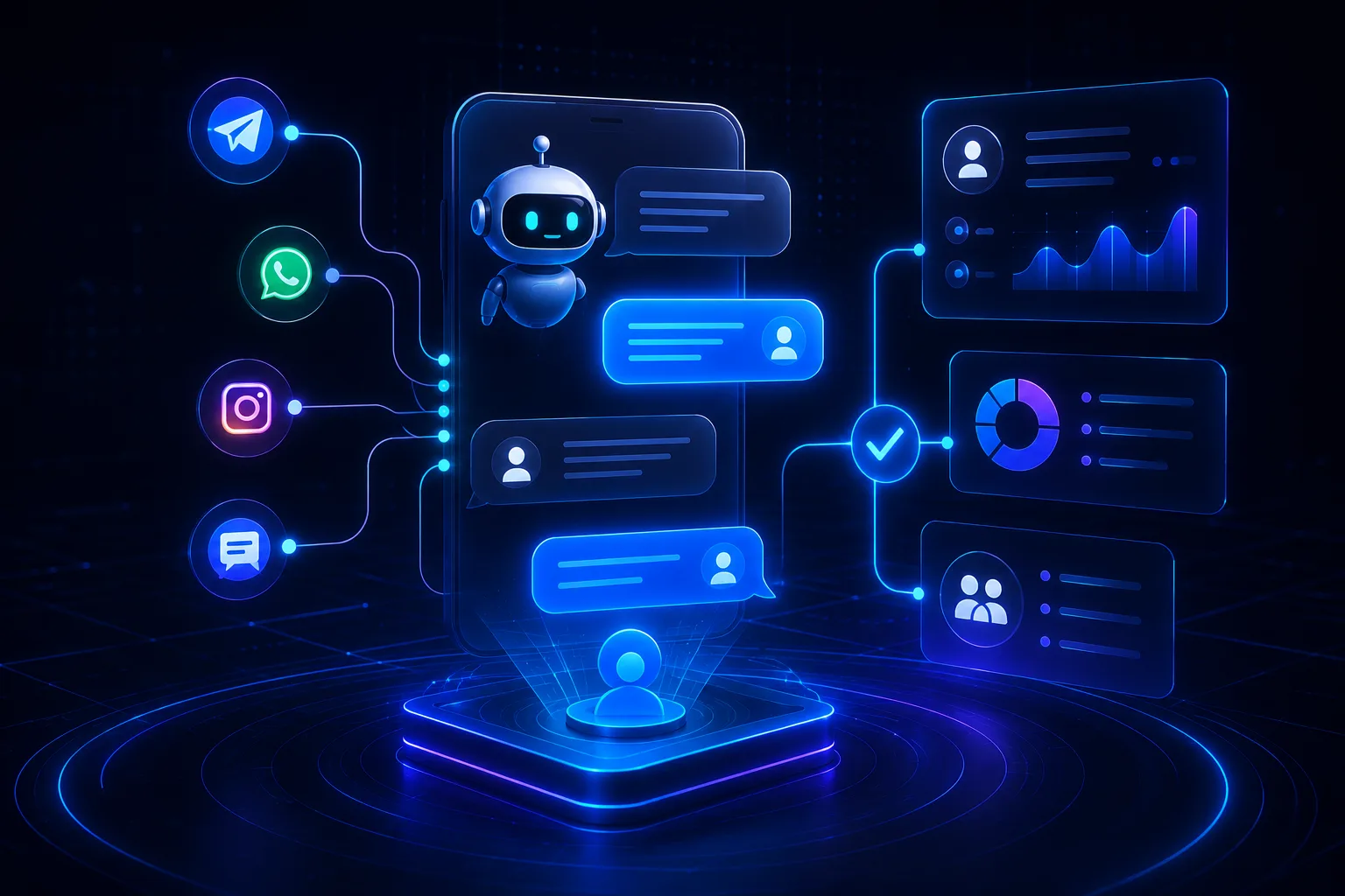 وكيل واتساب ذكي يربط الرسائل بالمبيعات وخدمة العملاء — الشهب العالية