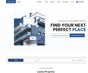 المنصات العقارية المتكاملة